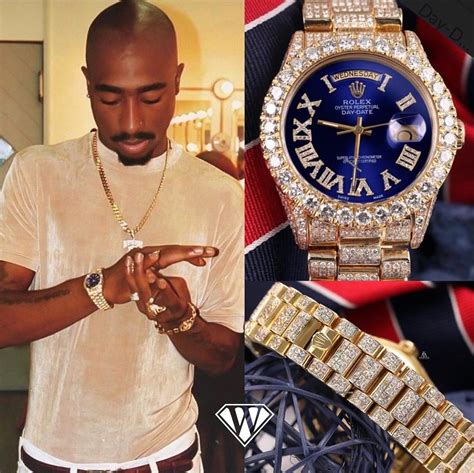 tupacs rolex|Tupac Rolex bracelet.